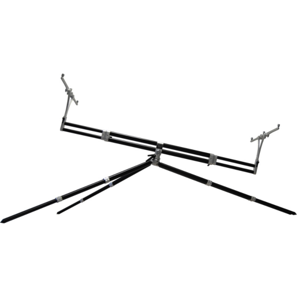 Rod Pod Meccanica Vadese Nick Evolution, Black/Steel, 4 posturi - imagine 2
