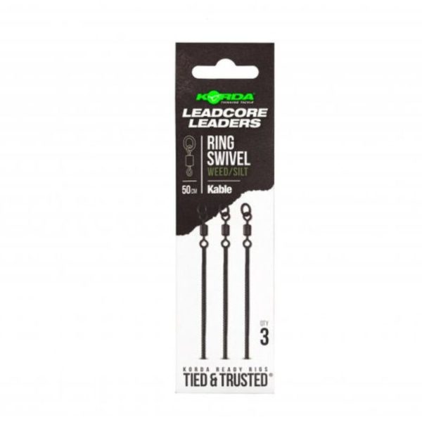 Korda Montura Kable Ring Swivel 50cm Weed