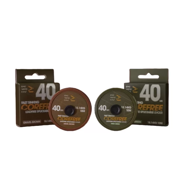 Fir Textil OMC Tackle Corefree Fast Sinking Lead Free Spliceable Leader, 40lbs, 10m
